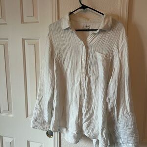 J. Crew Cotton Gauze Crinkle Shirt